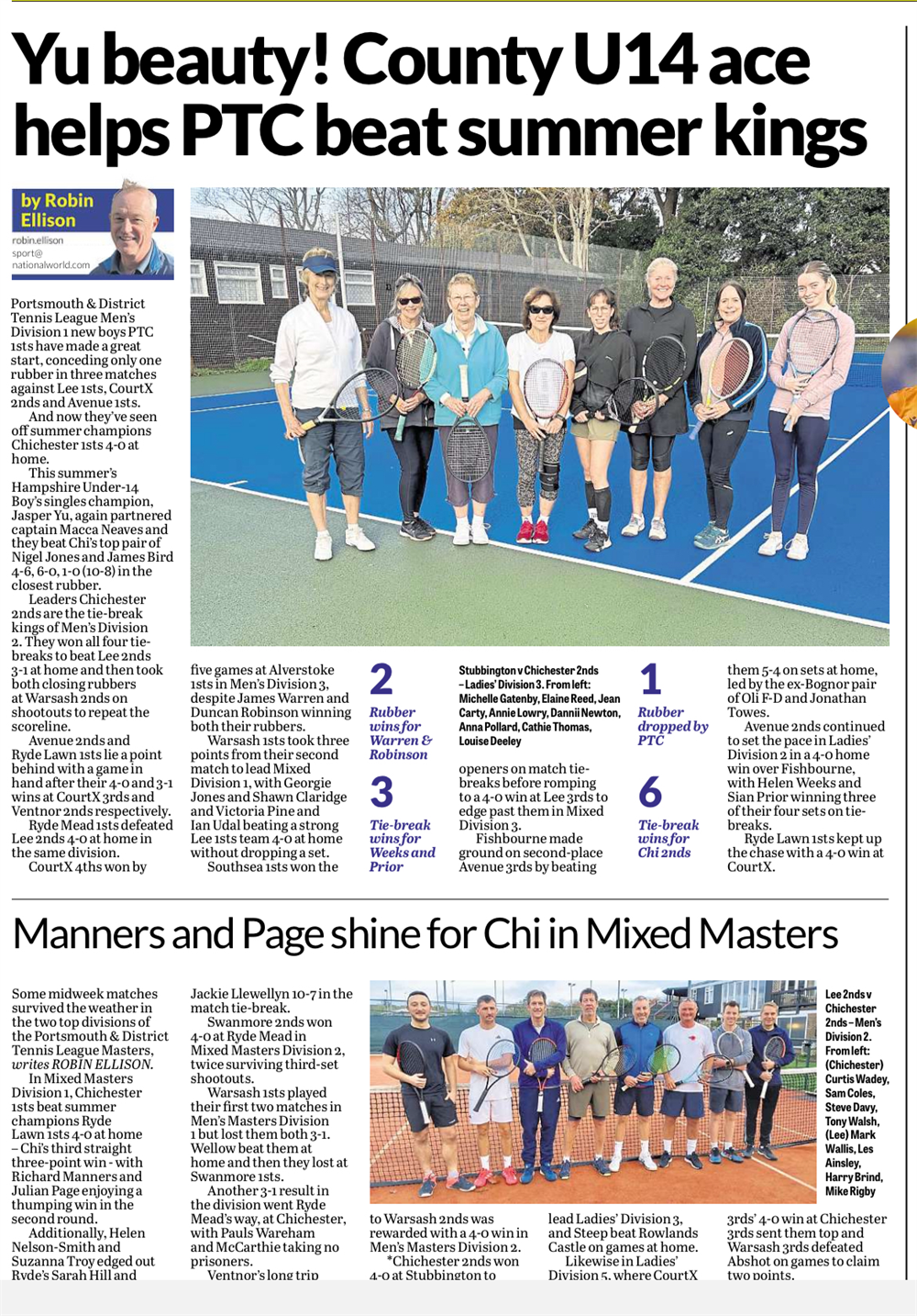 P&D Portsmouth News Weekly Report