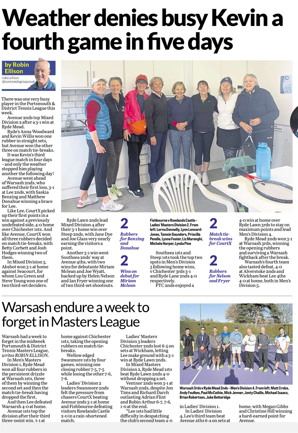 P&D Portsmouth News Weekly Report