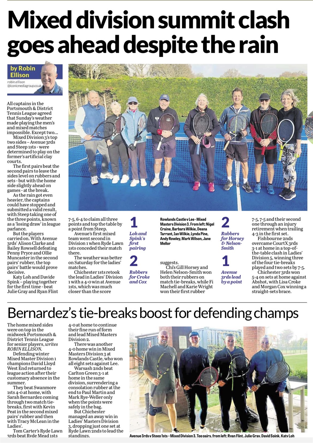 P&D Portsmouth News Weekly Report