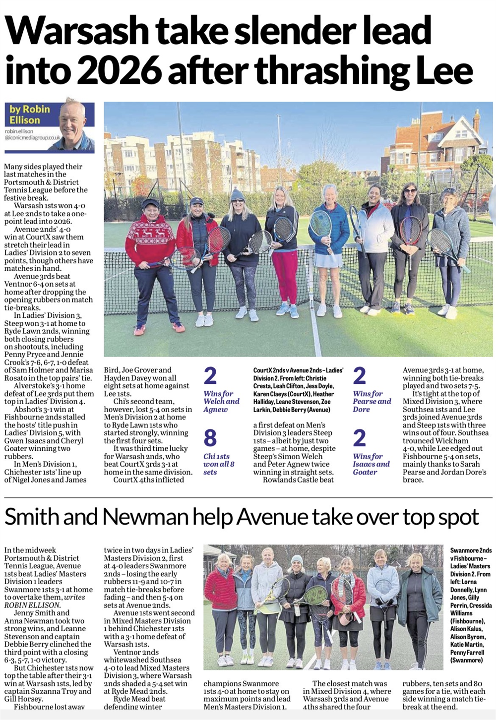 P&D Portsmouth News Weekly Report