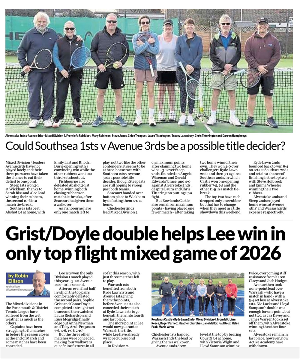 P&D Portsmouth News Weekly report