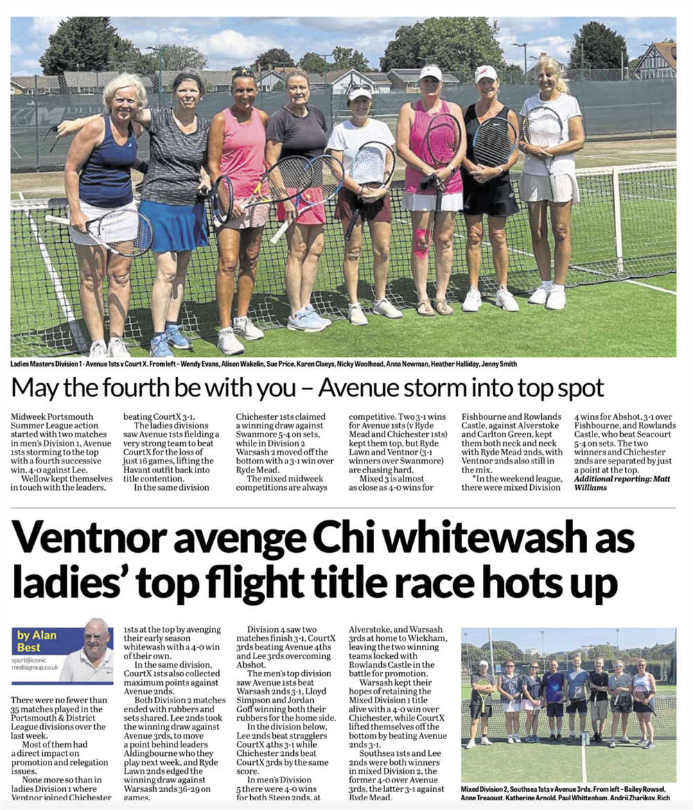 P&D Portsmouth News Weekly Report