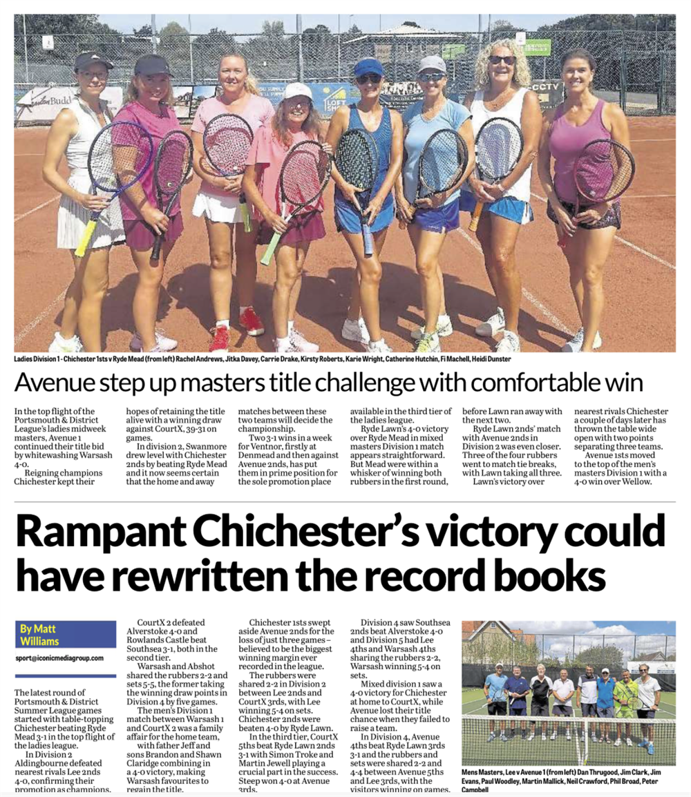 P&D Portsmouth News Weekly Report
