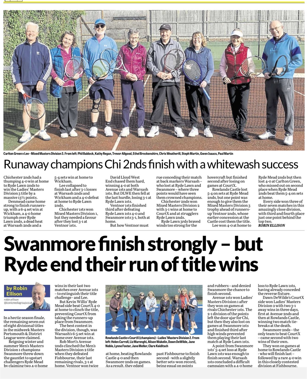 P&D Portsmouth News Weekly report